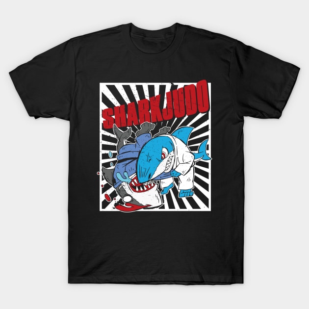 SHARKJUDO color ver. T-Shirt by HiROT0